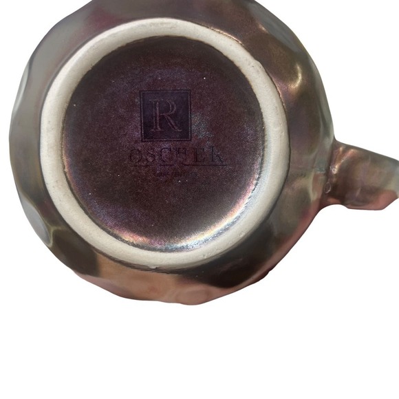 ROSHER‎ Stoneware Mug Metallic Artisan Drip Glaze - Picture 2 of 4